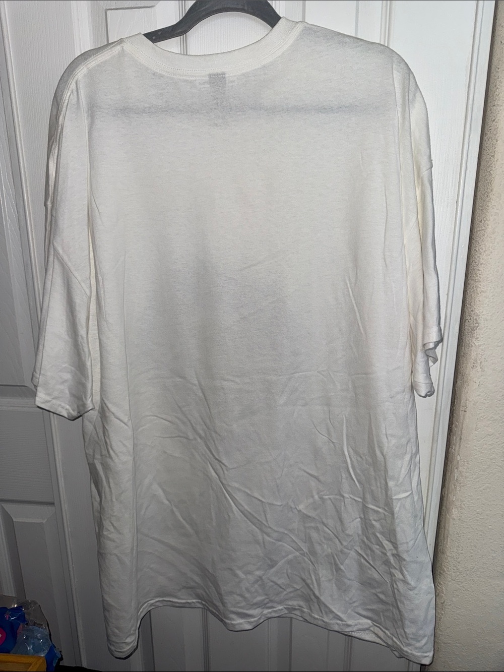 Men's White Graphic Tee - Playing With My Money Design - Picture 6 of 6